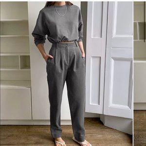 Aritzia Babaton High Waisted Alteres Tapered Pant 0